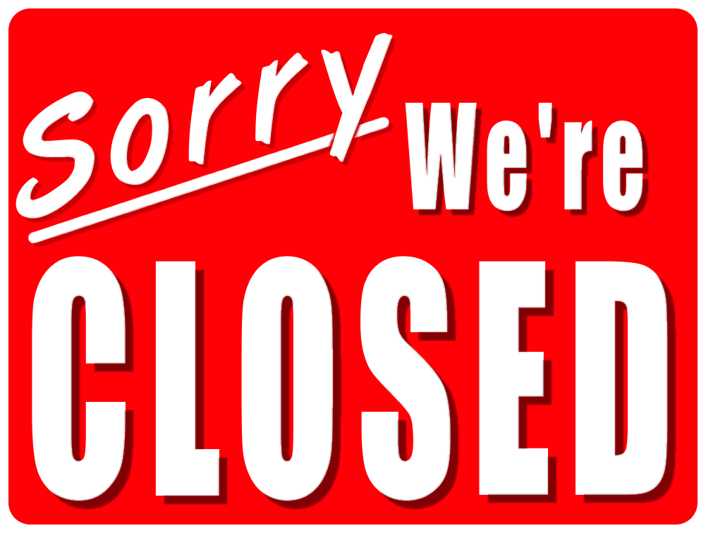 sorry-closed-sign